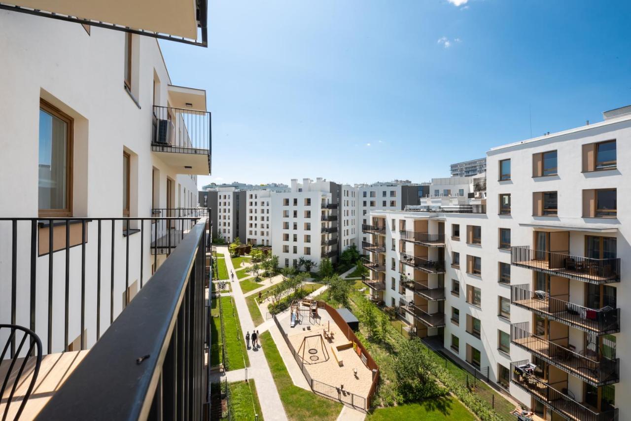 Wola Skwer Happy Apartment Varşovia Exterior foto